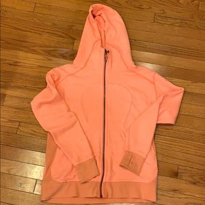 Lululemon coral scuba jacket